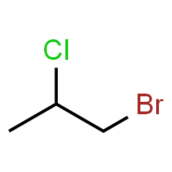 ChemSpider 2D Image | 1-Bromo-2-chloropropane | C3H6BrCl