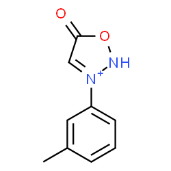 ChemSpider 2D Image | 3-(3-Methylphenyl)-5-oxo-2,5-dihydro-1,2,3-oxadiazol-3-ium | C9H9N2O2