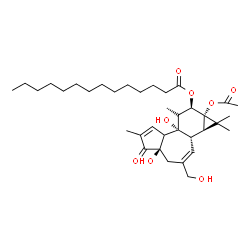 ChemSpider 2D Image | tetradecanoylphorbol acetate | C36H56O8