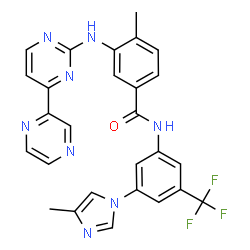 ChemSpider 2D Image | Radotinib | C27H21F3N8O