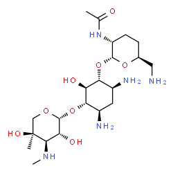 ChemSpider 2D Image | N(2')-acetylgentamycin C1a | C21H41N5O8