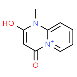 ChemSpider 2D Image | 2-Hydroxy-1-methyl-4-oxo-1,4-dihydropyrido[1,2-a]pyrimidin-5-ium | C9H9N2O2