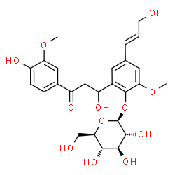 ChemSpider 2D Image | bidenlignaside A | C26H32O12