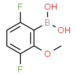 ChemSpider 2D Image | (3,6-Difluoro-2-methoxyphenyl)boronic acid | C7H7BF2O3