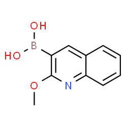 ChemSpider 2D Image | 2-Methoxyquinoline-3-boronic acid | C10H10BNO3