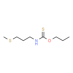 ChemSpider 2D Image | O-Propyl [3-(methylsulfanyl)propyl]carbamothioate | C8H17NOS2