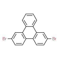 ChemSpider 2D Image | 2,7-Dibromotriphenylene | C18H10Br2