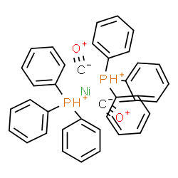 ChemSpider 2D Image | carbon monoxide;nickel;triphenylphosphonium | C38H32NiO2P2