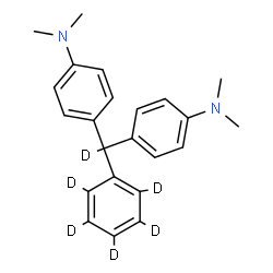ChemSpider 2D Image | Leucomalachite Green-d6 | C23H20D6N2
