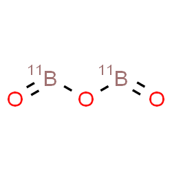 ChemSpider 2D Image | Dioxo(~11~B_2_)diboroxane | 11B2O3