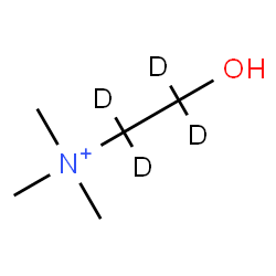 ChemSpider 2D Image | 2-Hydroxy-N,N,N-trimethyl(~2~H_4_)ethanaminium | C5H10D4NO
