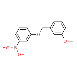 ChemSpider 2D Image | 3-(3'-Methoxybenzyloxy)phenylboronic acid | C14H15BO4