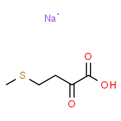 ChemSpider 2D Image | Butanoic acid, 4-(methylthio)-2-oxo-, sodium salt (1:1) | C5H8NaO3S