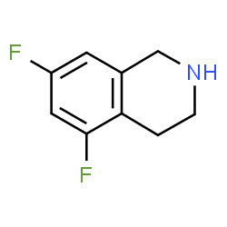 ChemSpider 2D Image | 5,7-Difluoro-1,2,3,4-tetrahydroisoquinoline | C9H9F2N