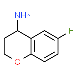 ChemSpider 2D Image | 6-Fluoro-4-chromanamine | C9H10FNO