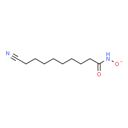 ChemSpider 2D Image | [(9-Cyanononanoyl)amino]oxidanide | C10H17N2O2