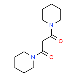 ChemSpider 2D Image | 1,3-Di(1-piperidinyl)-1,3-propanedione | C13H22N2O2