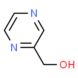 ChemSpider 2D Image | Pyrazinemethanol | C5H6N2O