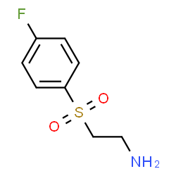 ChemSpider 2D Image | 2-[(4-Fluorophenyl)sulfonyl]ethanamine | C8H10FNO2S