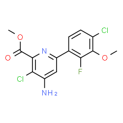 ChemSpider 2D Image | HALAUXIFEN-METHYL | C14H11Cl2FN2O3