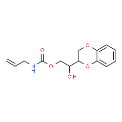 ChemSpider 2D Image | 2-(2,3-Dihydro-1,4-benzodioxin-2-yl)-2-hydroxyethyl allylcarbamate | C14H17NO5