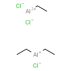 ChemSpider 2D Image | Diethylaluminium(1+) ethylaluminium(2+) chloride (1:1:3) | C6H15Al2Cl3