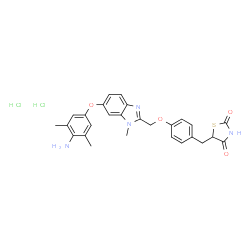 ChemSpider 2D Image | EFATUTAZONE DIHYDROCHLORIDE | C27H28Cl2N4O4S