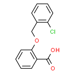 ChemSpider 2D Image | 2-(2-Chloro-benzyloxy)-benzoic acid | C14H11ClO3
