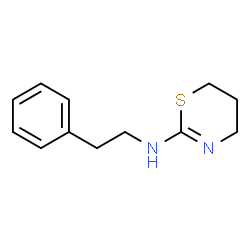 ChemSpider 2D Image | N-Phenethyl-5,6-dihydro-4H-1,3-thiazin-2-amine | C12H16N2S