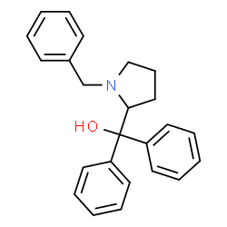 ChemSpider 2D Image | (1-Benzylpyrrolidin-2-yl)diphenylmethanol | C24H25NO