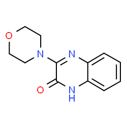 ChemSpider 2D Image | 3-Morpholinoquinoxalin-2-ol | C12H13N3O2