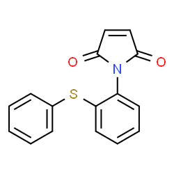 ChemSpider 2D Image | 1-(2-Phenylsulfanyl-phenyl)-pyrrole-2,5-dione | C16H11NO2S