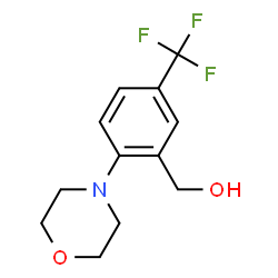 ChemSpider 2D Image | [2-morpholino-5-(trifluoromethyl)phenyl]methanol | C12H14F3NO2