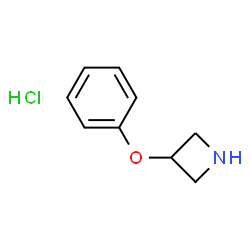 ChemSpider 2D Image | 3-phenoxyazetidine hydrochloride | C9H12ClNO