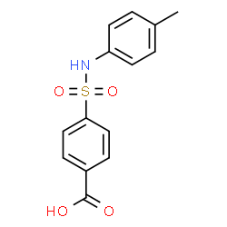 ChemSpider 2D Image | 4-[(4-Methylphenyl)sulfamoyl]benzoic acid | C14H13NO4S