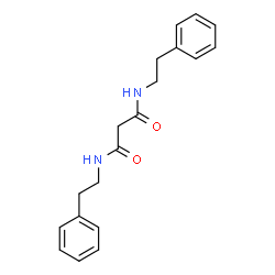 ChemSpider 2D Image | N,N'-Diphenethyl-malonamide | C19H22N2O2