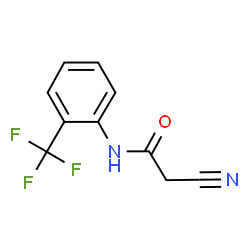 ChemSpider 2D Image | 2-Cyano-N-[2-(trifluoromethyl)phenyl]acetamide | C10H7F3N2O