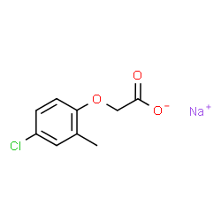ChemSpider 2D Image | MCPA sodium | C9H8ClNaO3