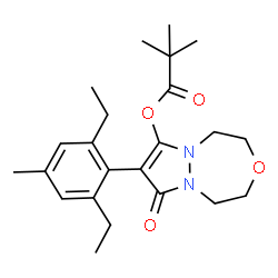 ChemSpider 2D Image | pinoxaden | C23H32N2O4