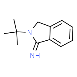ChemSpider 2D Image | 2-(2-Methyl-2-propanyl)-1-isoindolinimine | C12H16N2