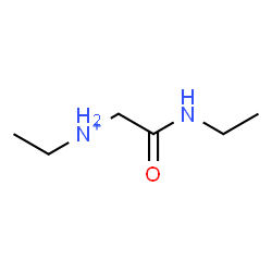 ChemSpider 2D Image | N-Ethyl-2-(ethylamino)-2-oxoethanaminium | C6H15N2O
