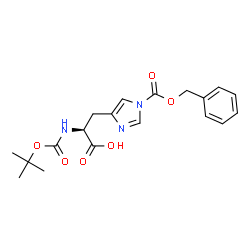 ChemSpider 2D Image | Boc-His(Z)-OH | C19H23N3O6