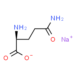 ChemSpider 2D Image | GLUTAMINE SODIUM | C5H9N2NaO3