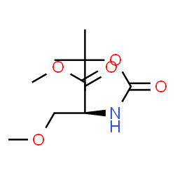 ChemSpider 2D Image | methyl (2S)-2-{[(tert-butoxy)carbonyl]amino}-3-methoxypropanoate | C10H19NO5