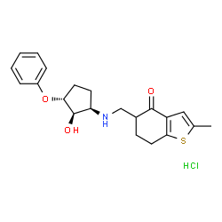ChemSpider 2D Image | TIPENTOSIN HYDROCHLORIDE | C21H26ClNO3S