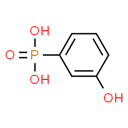 ChemSpider 2D Image | 3-Hydroxyphenylphosphonic acid | C6H7O4P