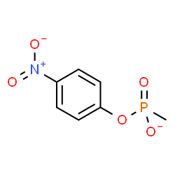 ChemSpider 2D Image | 4-Nitrophenyl methylphosphonate | C7H7NO5P
