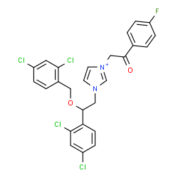 ChemSpider 2D Image | UNII:K23V2Z5820 | C26H20Cl4FN2O2