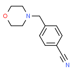 ChemSpider 2D Image | 4-(morpholinomethyl)benzonitrile | C12H14N2O