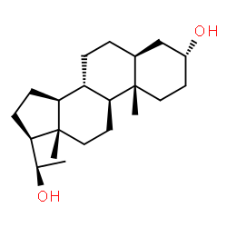 ChemSpider 2D Image | allopregnane-3?,20?-diol | C21H36O2